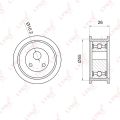 LYNXauto PB1025 ролик ремня ГРМ Lada